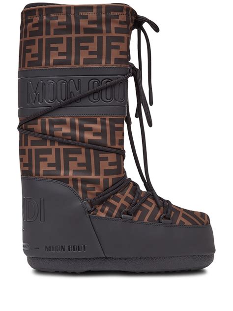 moon boot x fendi|fendi thigh high sock boots.